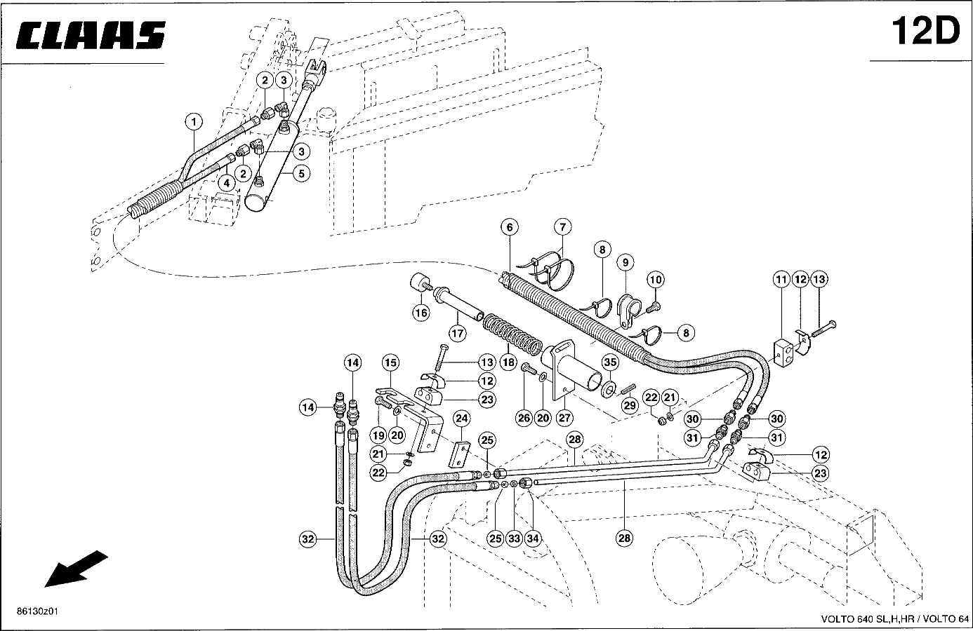 VOLTO - BEGRENZUNGSTUCH - HYDRAULISCH