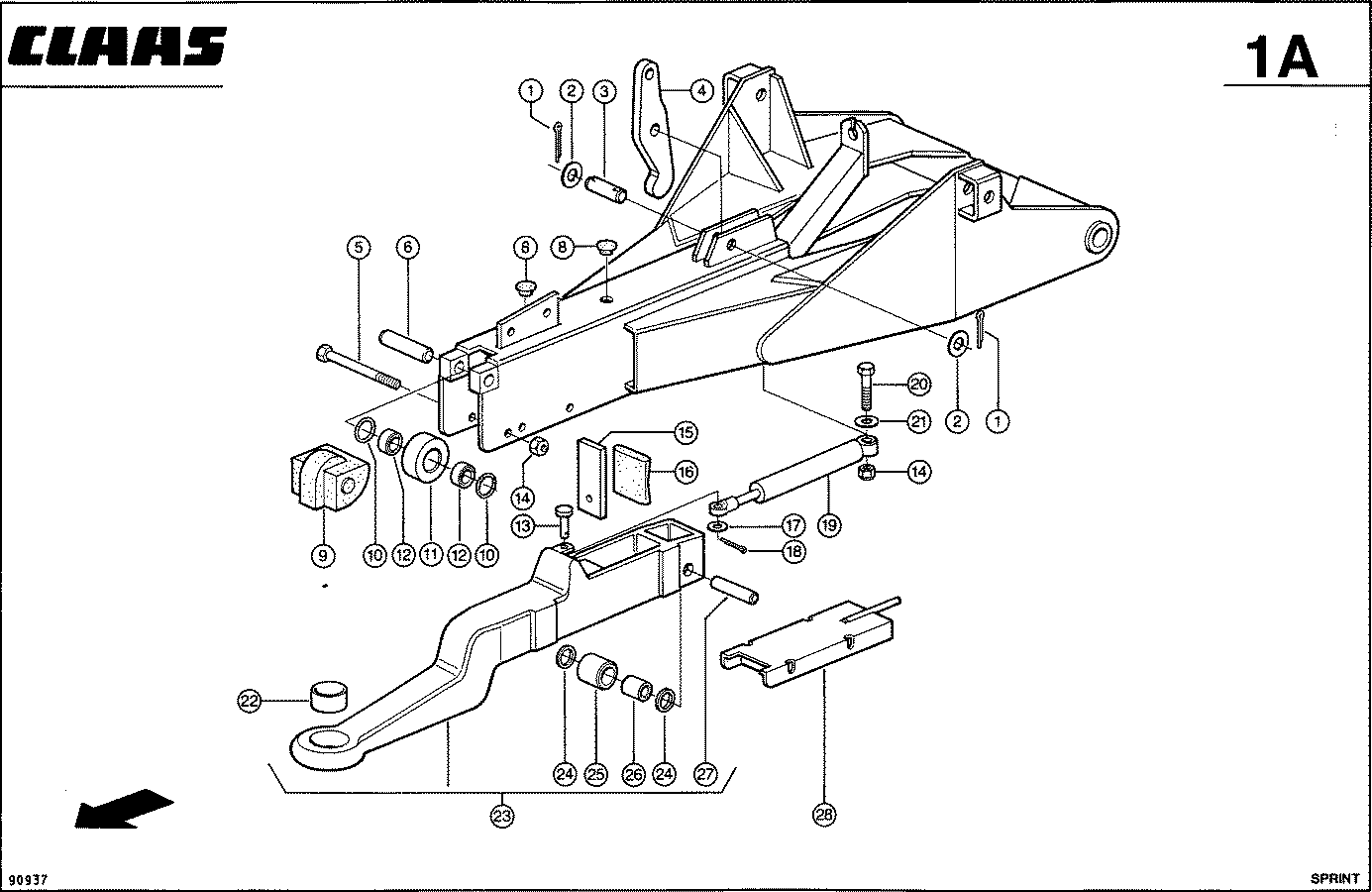 SPRINT - AUFLAUFEINRICHTUNG - RUECKMATIC VAR.6101
