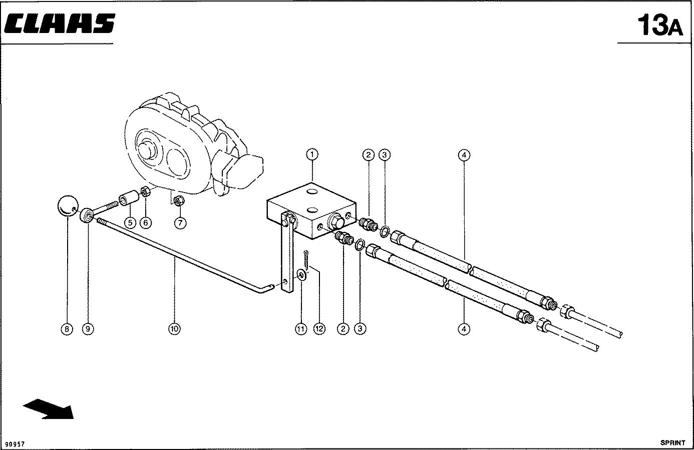 SPRINT - VORSCHUBREGELUNG FUER KRATZBODEN VAR.594
