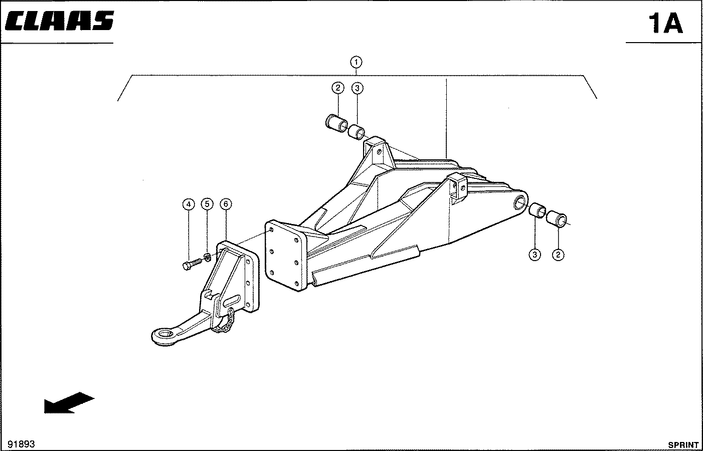 SPRINT - ГИДР. ШАРНИРНОЕ ДЫШЛО ПНЕВМ. 11T