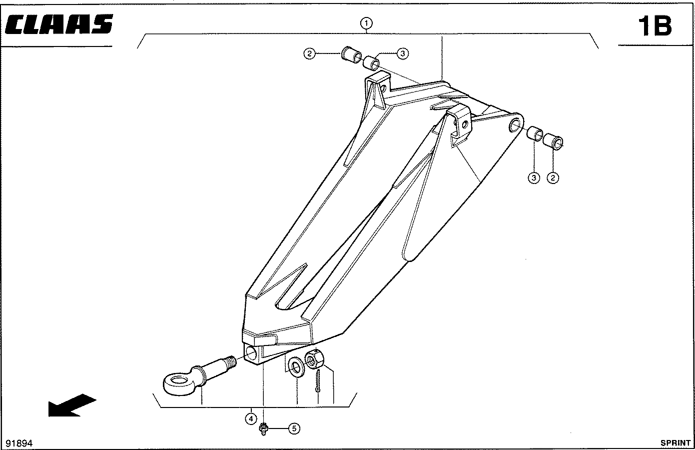 SPRINT - HYDRAULISCHE KNICKDEICHSEL HITCH VAR. 61