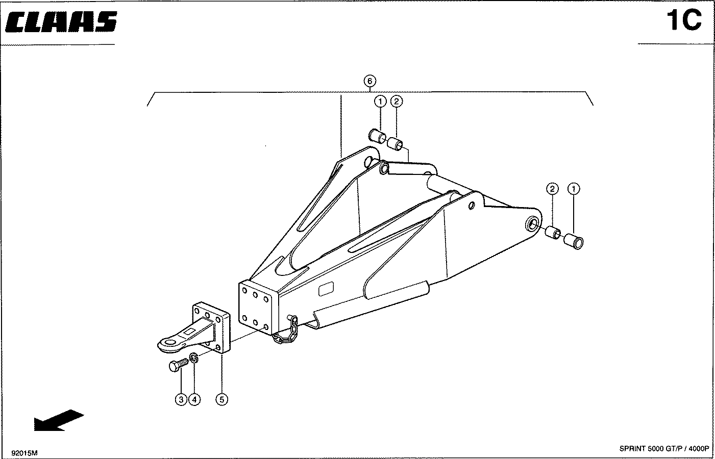 SPRINT - HYDRAULISCHE KNICKDEICHSEL 16 T VAR. 627