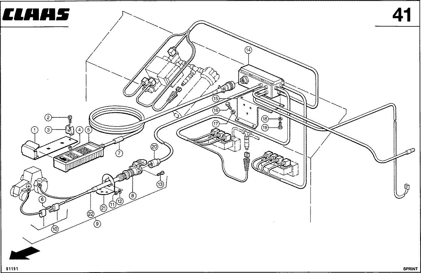 SPRINT - ELEKTRO - HYDRAULISCHE BEDIENUNG VAR. 6