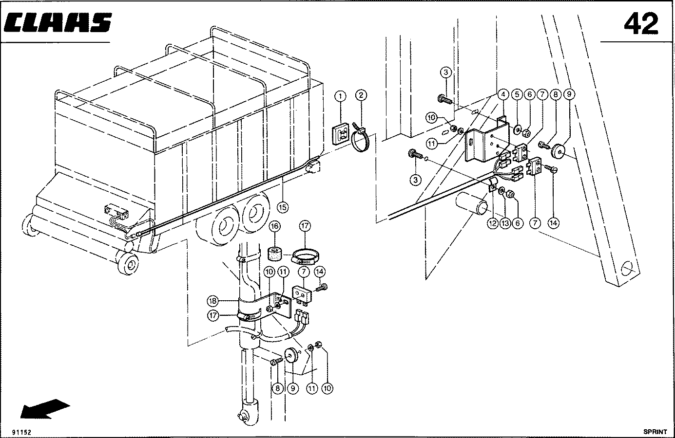 SPRINT - ELEKTRO - HYDRAULISCHE BEDIENUNG VAR. 62