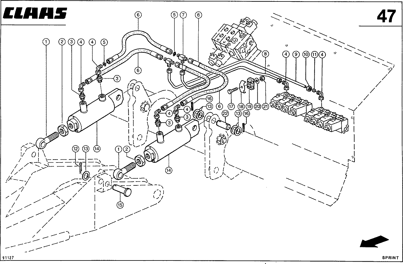 SPRINT - HYDRAULIK FUER ZUGDEICHSEL VAR.6191/6192