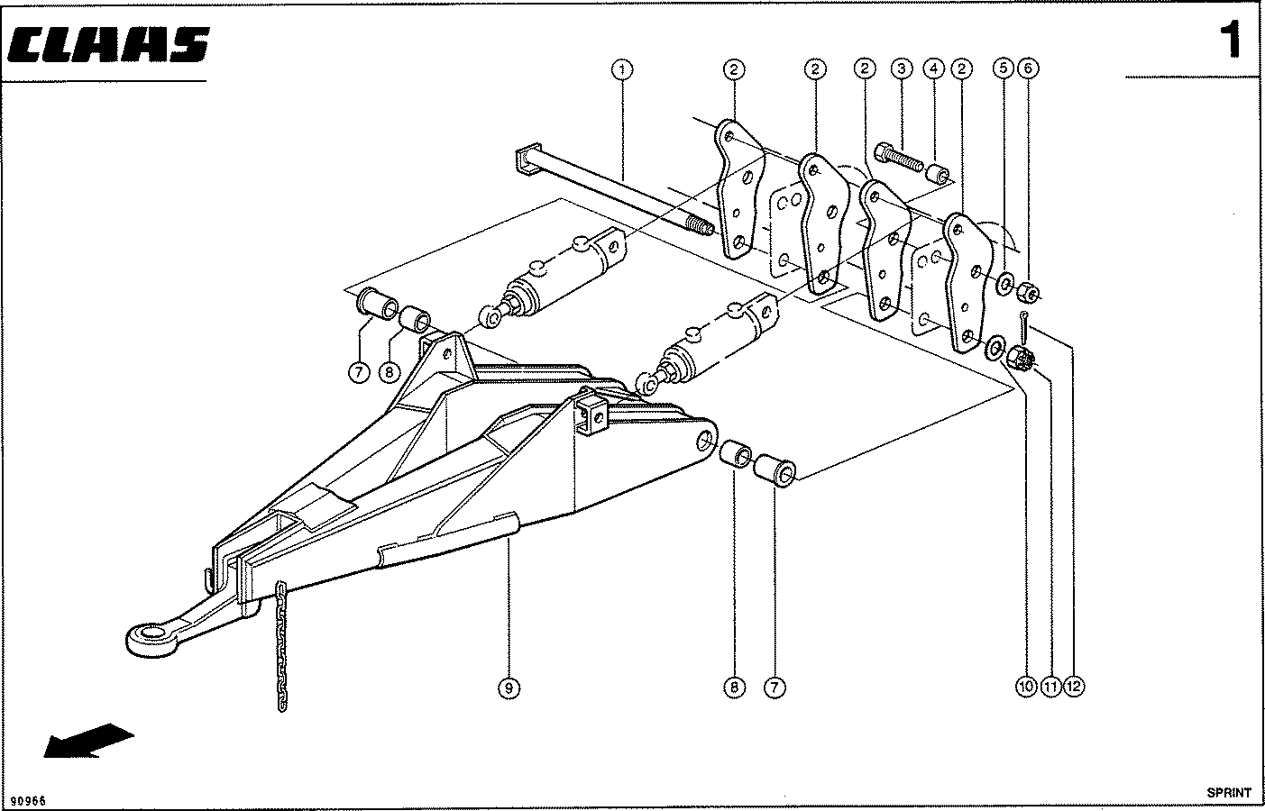 SPRINT - ДЫШЛО ВАР. 6191/6192/6193
