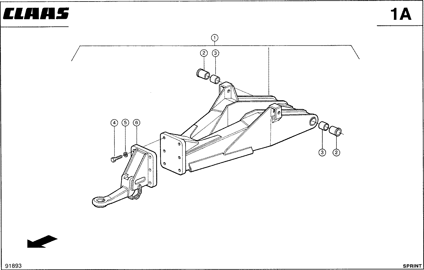 SPRINT - HYDRAULISCHE KNICKDEICHSEL DRUCKLUFT 11