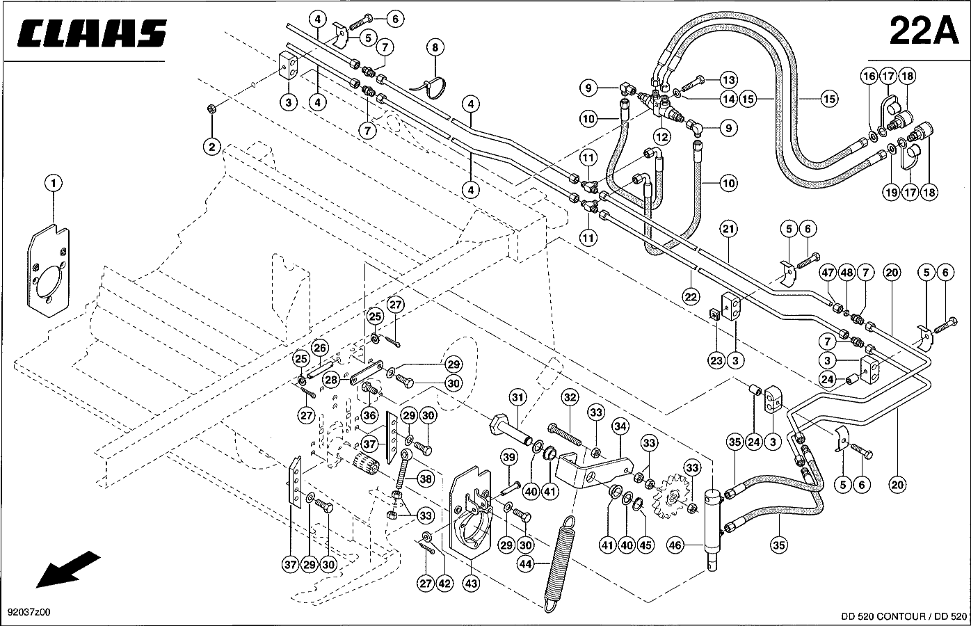 ЖАТКИ ТРАВЯНЫЕ - ROTOR-PADDEL-VERSTELLUNG, HYDRAULISCH