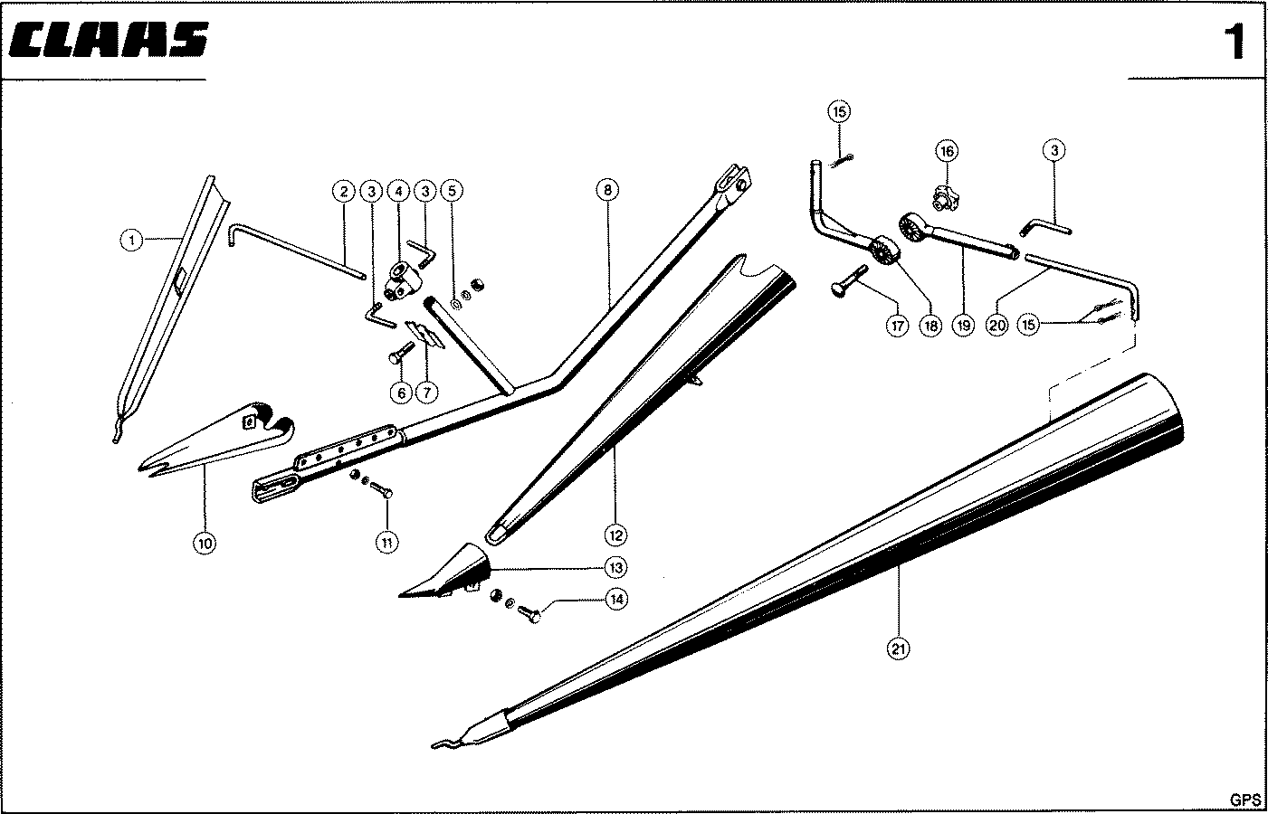 АДАПТЕР GPS - KURZER HALMTEILER, VAR. 2527