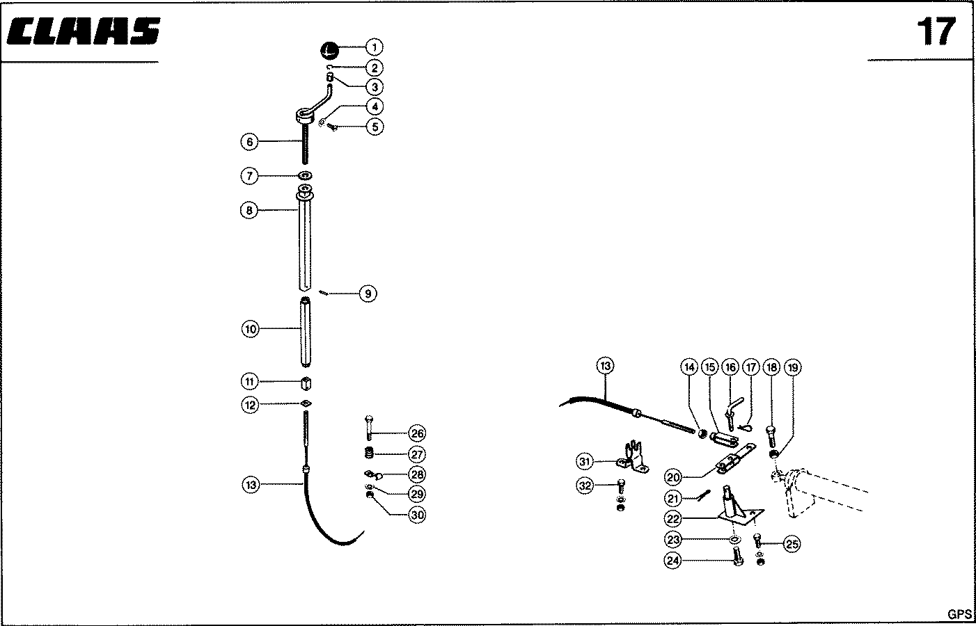 АДАПТЕР GPS - MECHANISCHE HASPEL - DREHZAHLVERSTELLUNG