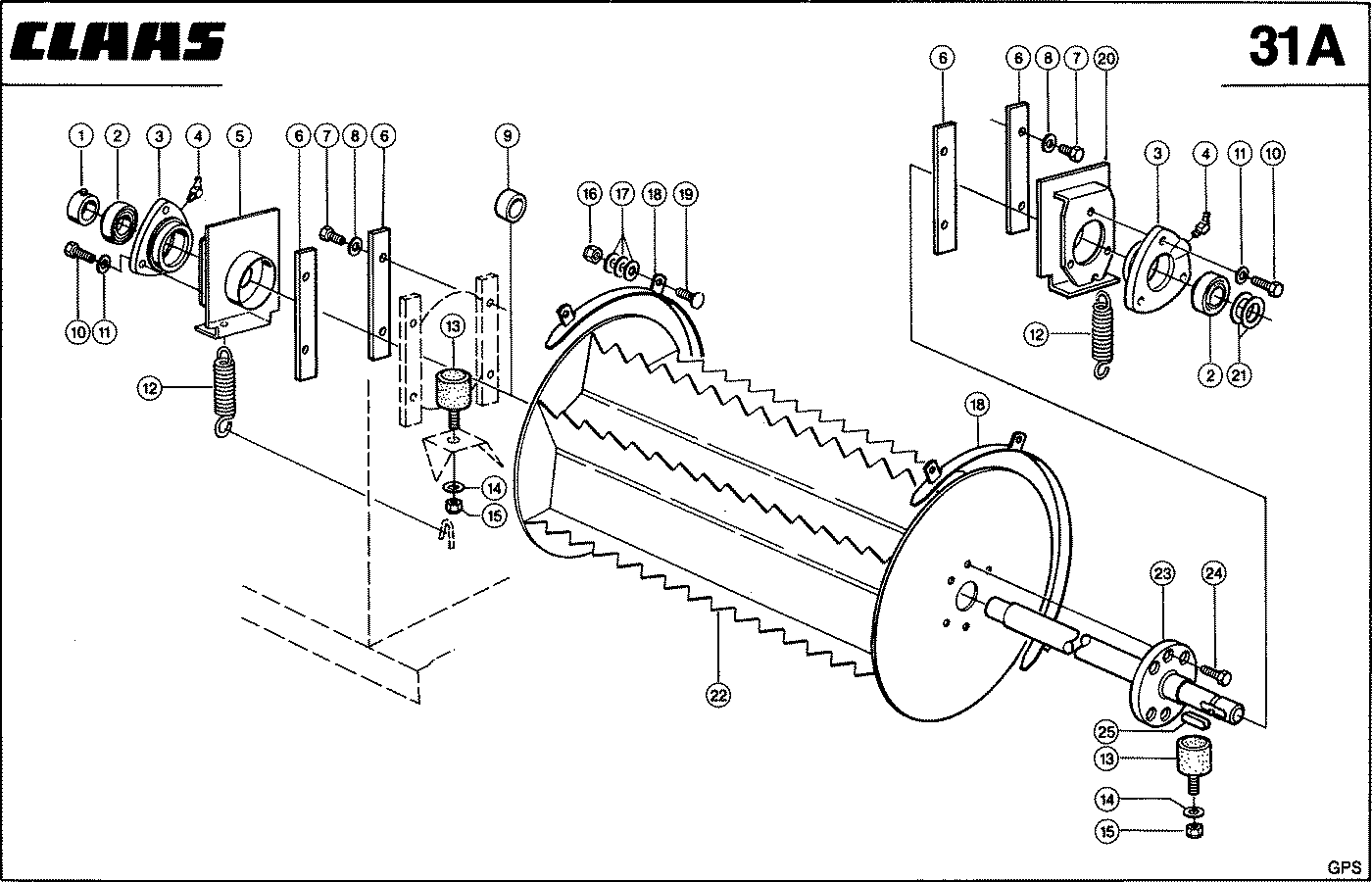 АДАПТЕР GPS - GPS-ADAPTER, EINZUGSWALZE, VAR.9012