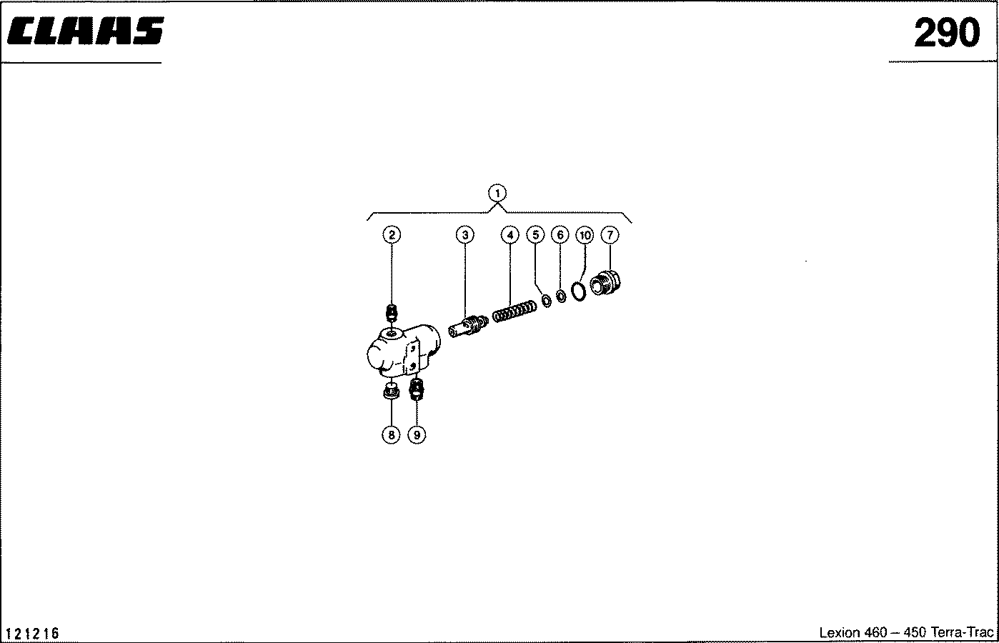 LEXION - ПРЕДОХРАНИТЕЛЬНЫЙ КЛАПАН (90 БАР)