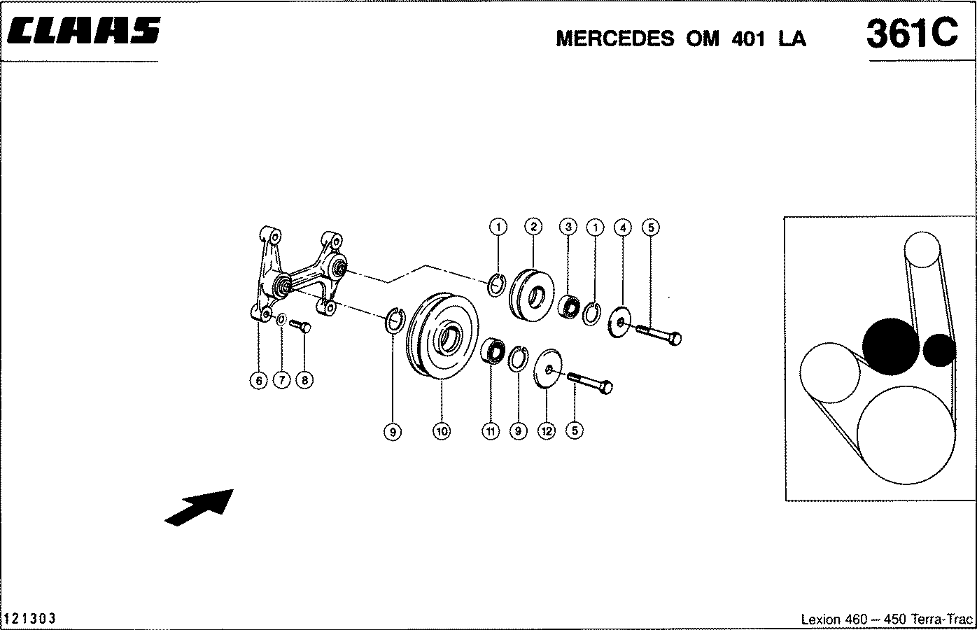 LEXION - MERCEDES OM 401 LA; LICHTMASCHINENANTRI