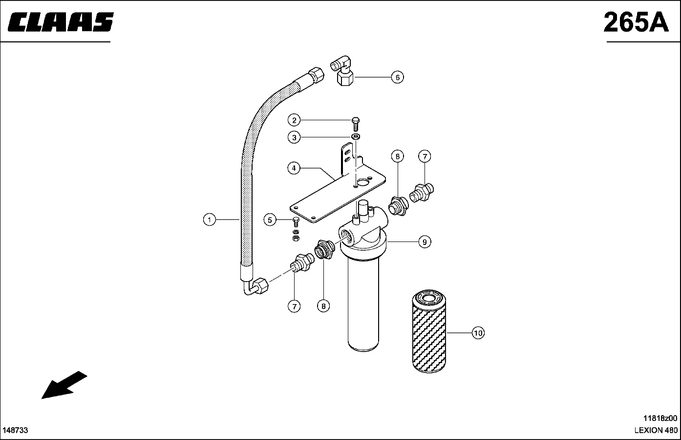 LEXION - SAUER - ZUSATZFILTER