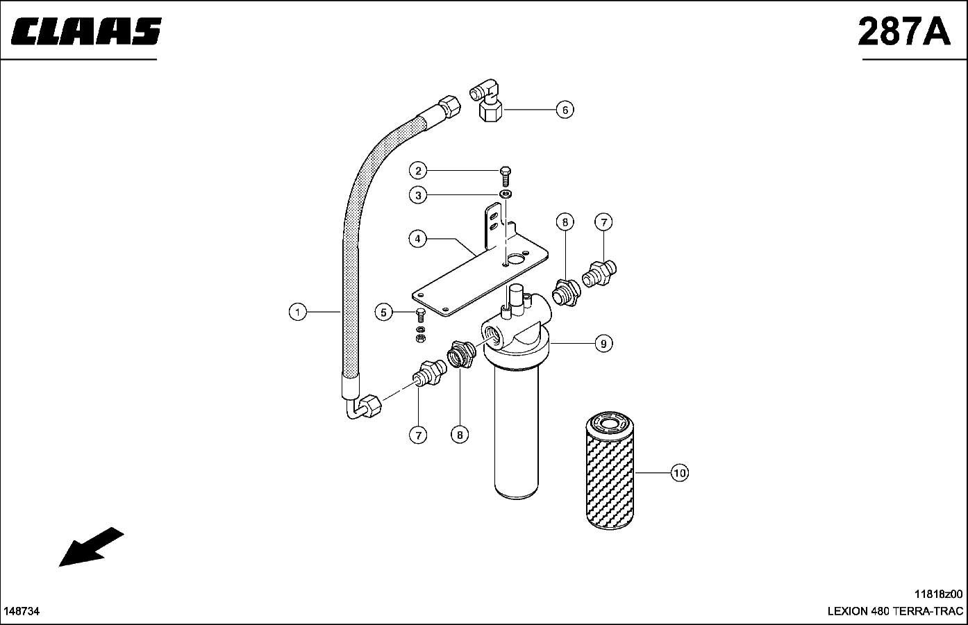 LEXION - SAUER - ZUSATZFILTER
