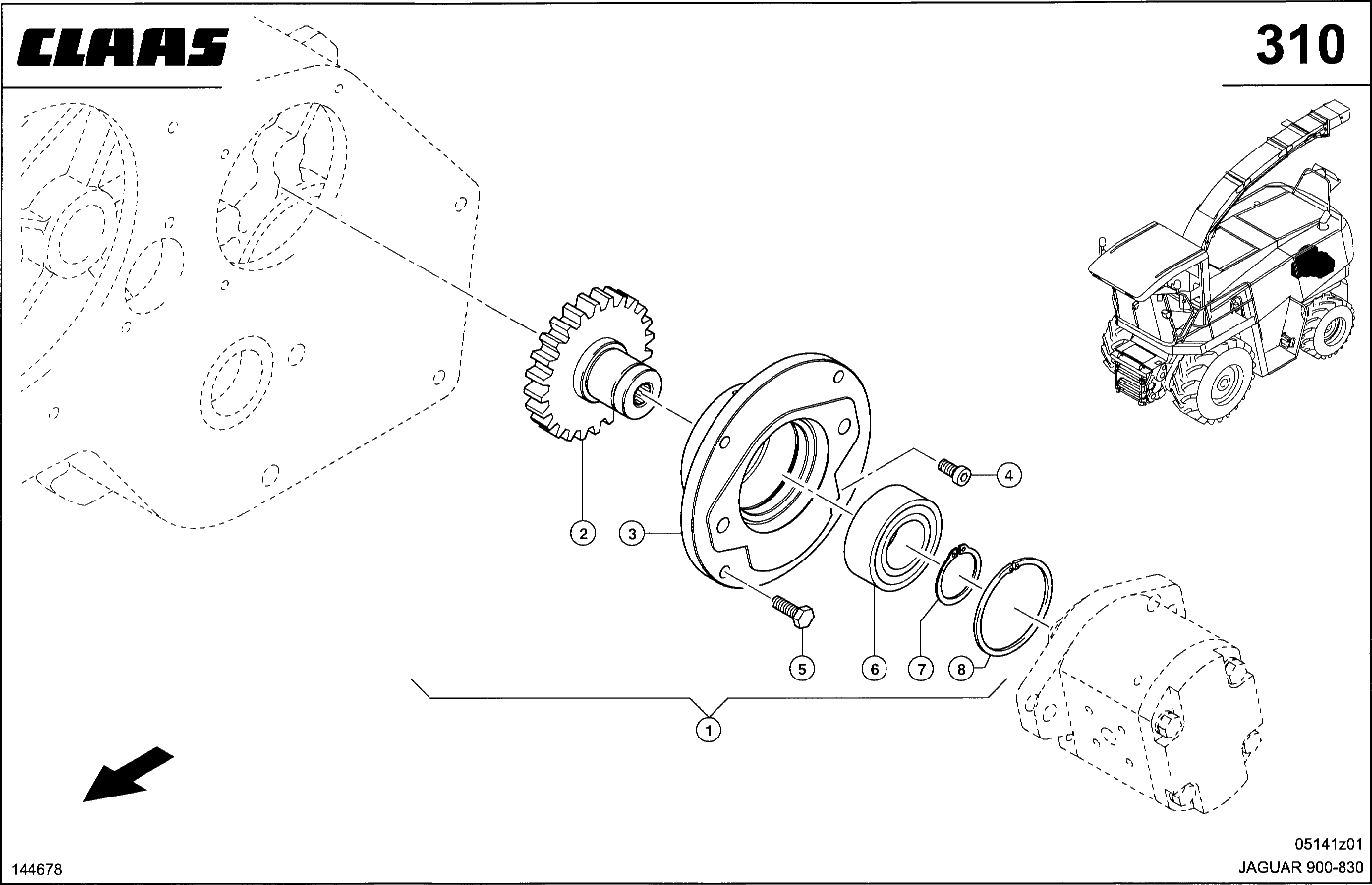 JAGUAR - ZUSAETZLICHER HYDRAULISCHER ANTRIEB