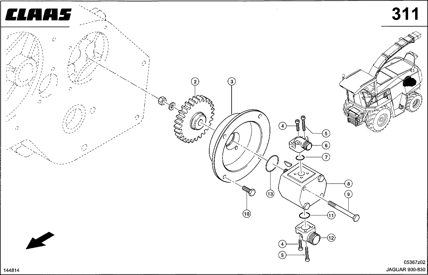 JAGUAR - HILFSPUMPE FUER SILIERMITTEL