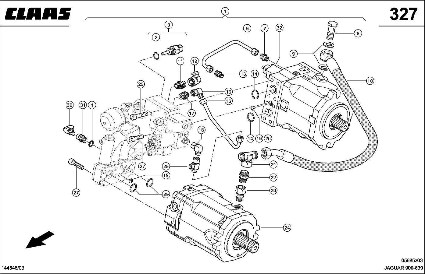 JAGUAR - EINZUGSANTRIEB, HYDRAULIKANTRIEB