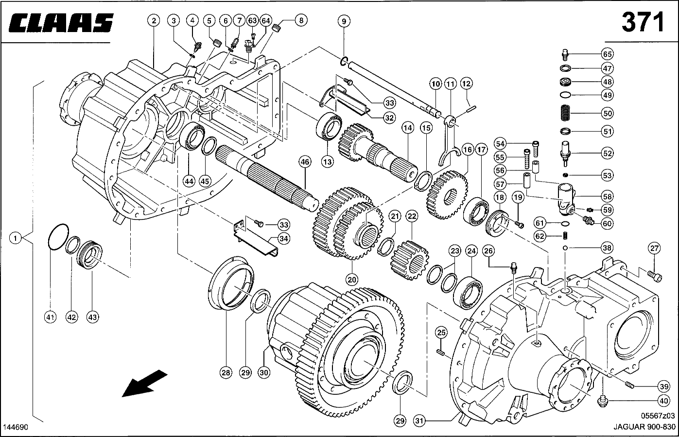 JAGUAR - SCHALTGETRIEBE, (12 T) 20 KM/H