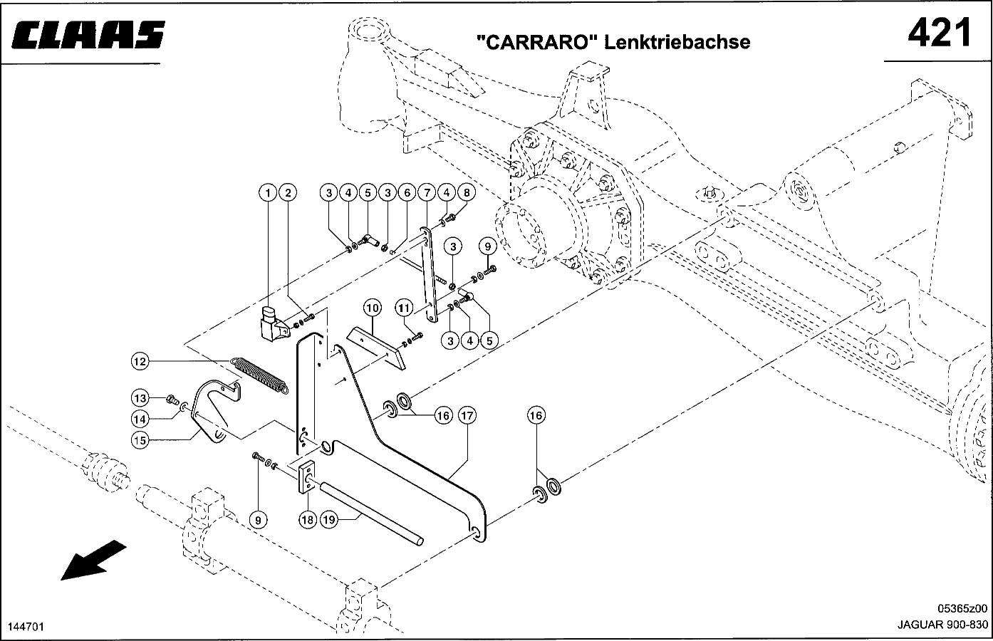 JAGUAR - LENKTRIEBACHSE "CARRARO"