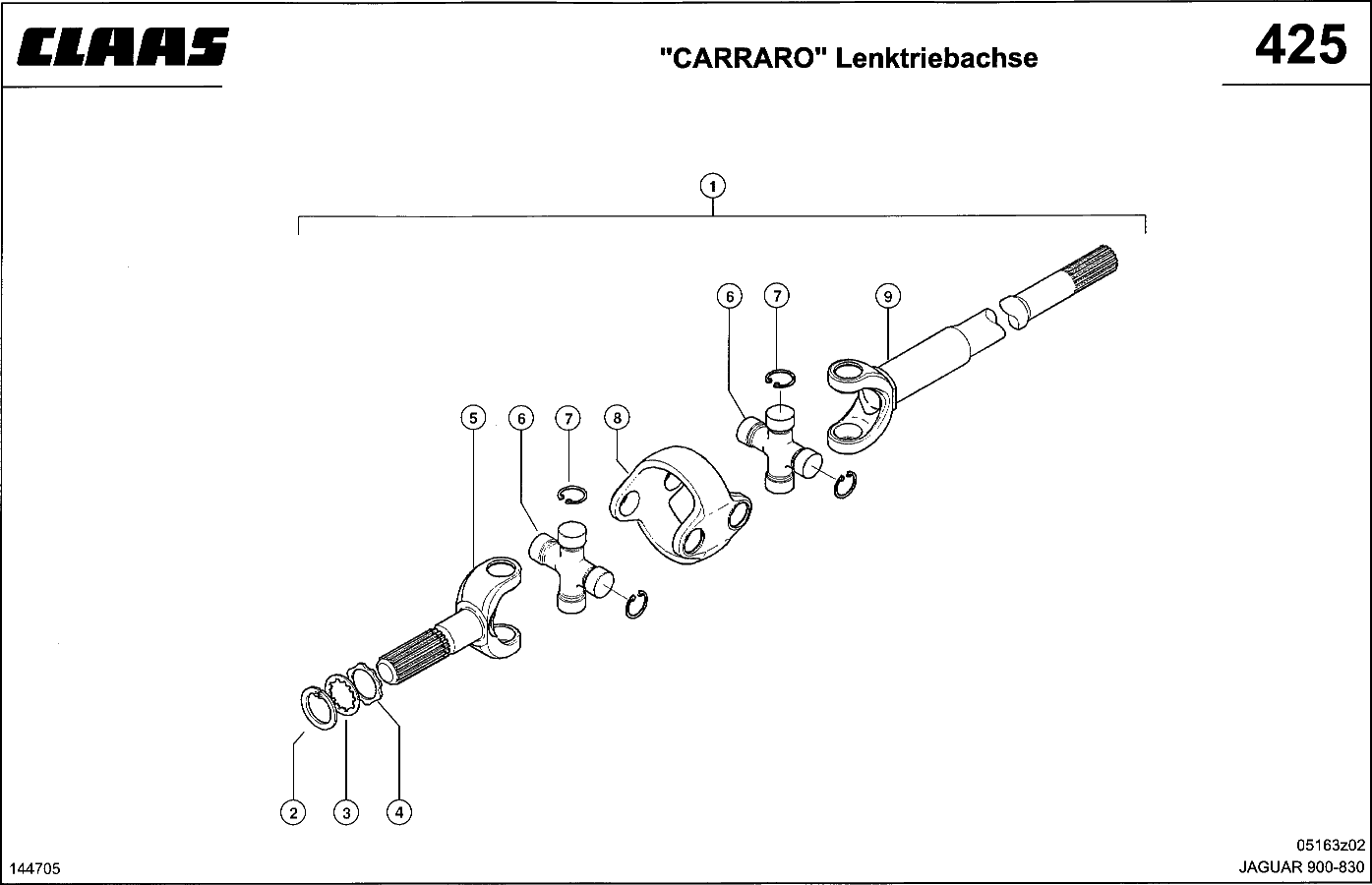 JAGUAR - LENKTRIEBACHSE "CARRARO"
