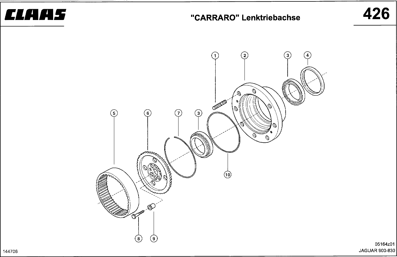 JAGUAR - LENKTRIEBACHSE "CARRARO"
