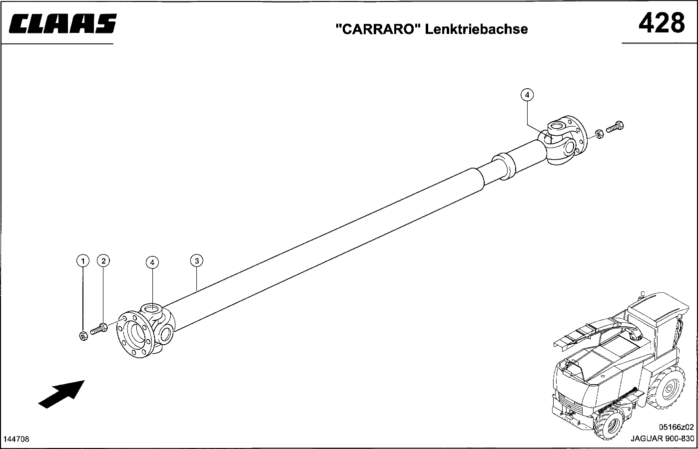 JAGUAR - LENKTRIEBACHSE "CARRARO"
