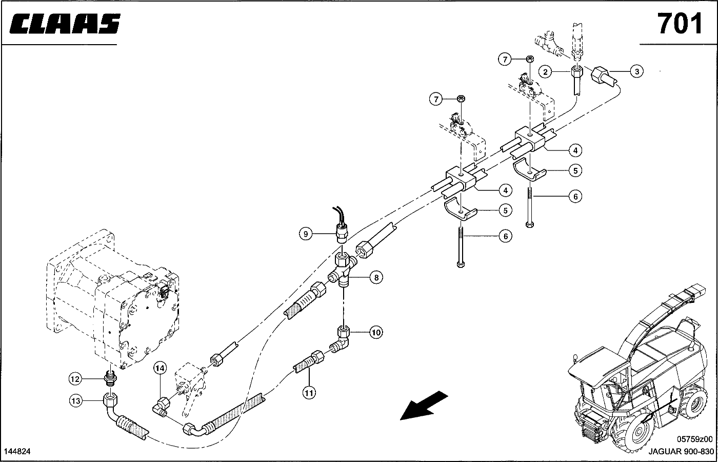 JAGUAR - HYDRAULIKLTG., HOCHDRUCK, SPEEDSTAR