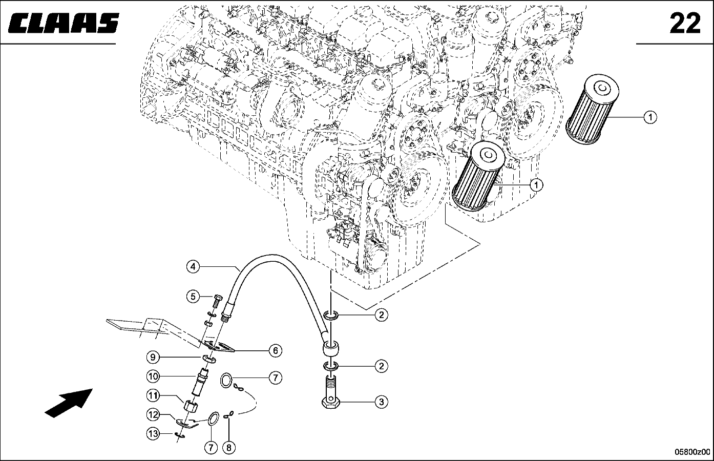 JAGUAR - SCHMIEROELSYSTEM, 2X OM460 LA