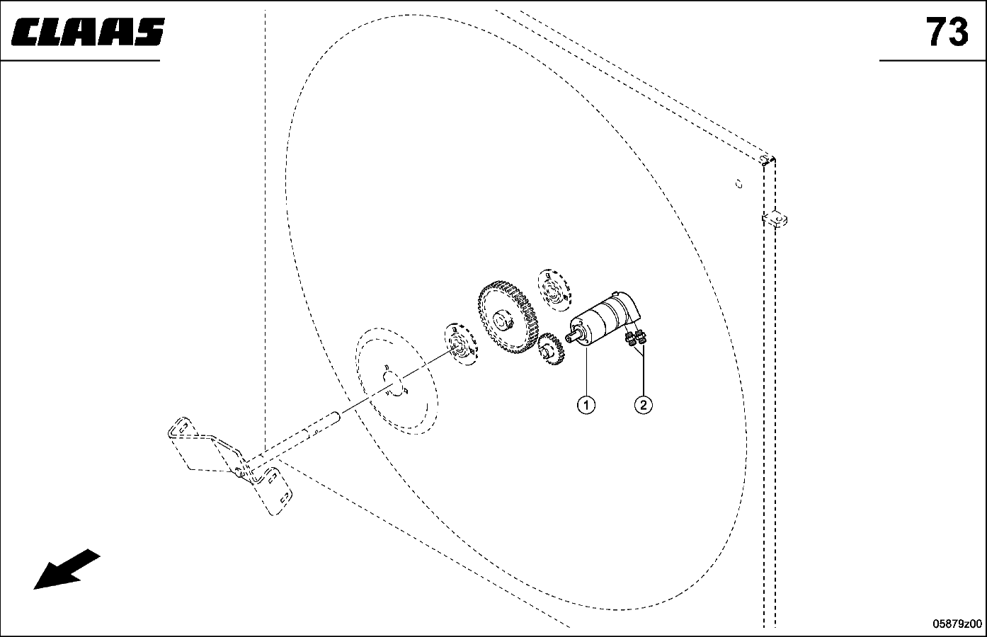 JAGUAR - KUEHLERKORB, HYDRAULIKMOTOR