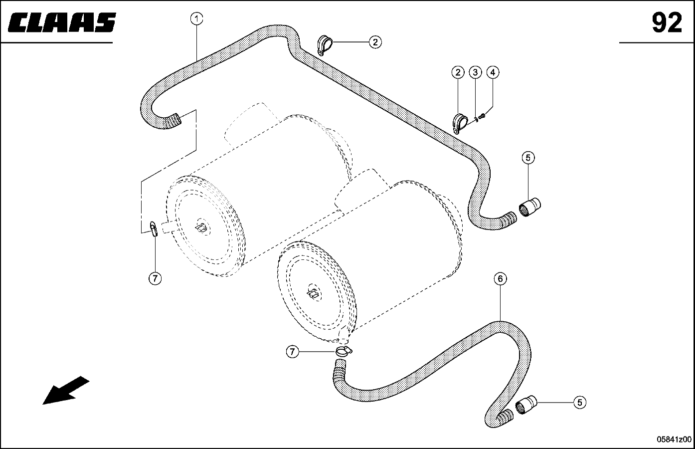 JAGUAR - LUFTFILTERANLAGE, 2X OM460 LA