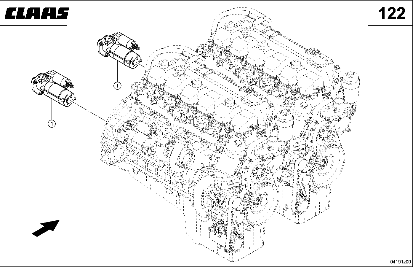JAGUAR - ANLASSER, 2X OM460 LA