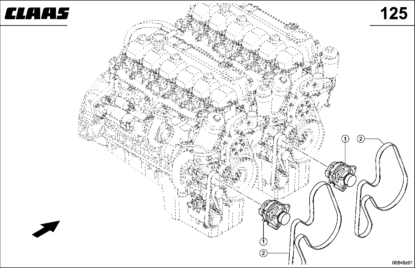 JAGUAR - LICHTMASCHINE, 2X OM460 LA