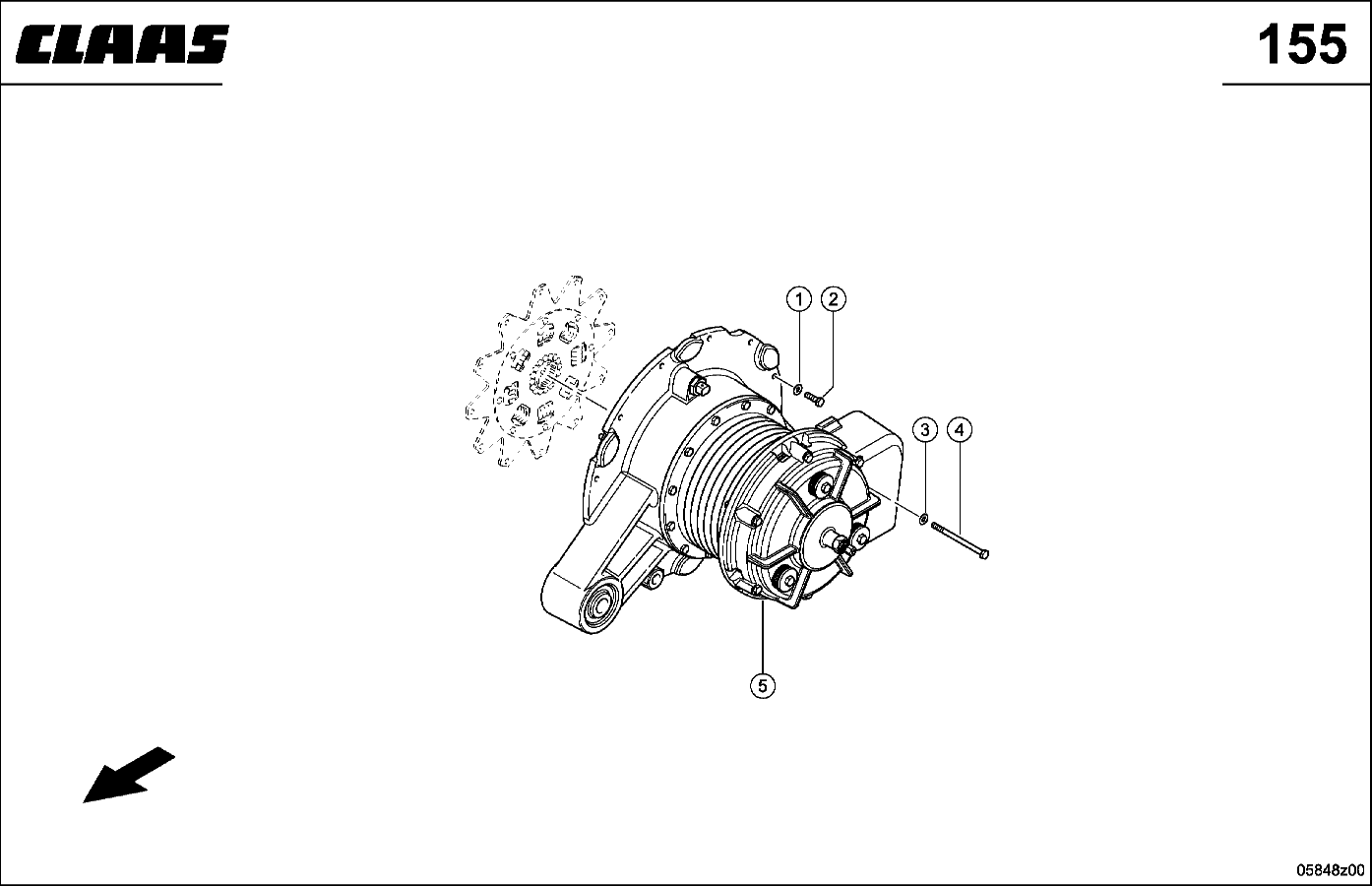 JAGUAR - VERTEILERGETRIEBE, KPL.,OM 502 LA