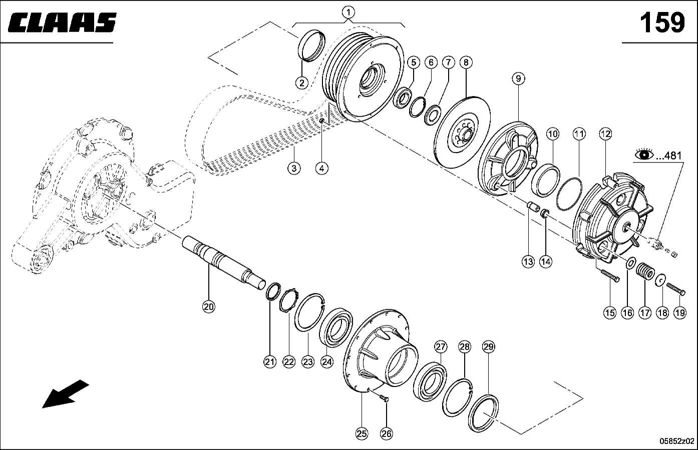JAGUAR - VERTEILERGETRIEBE, 2XOM 460 LA