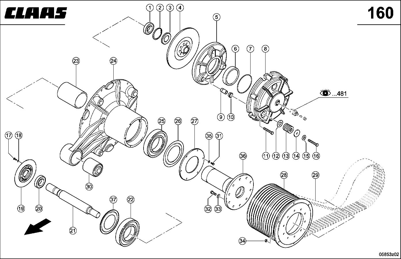 JAGUAR - VERTEILERGETRIEBE, 2XOM 460 LA