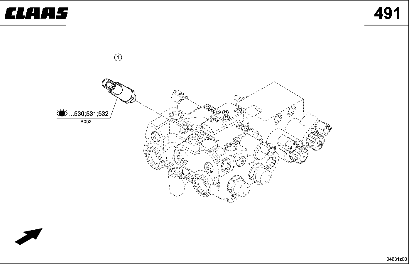 JAGUAR - STEUERUNG HYDRAULIKSYSTEM, SENSOREN
