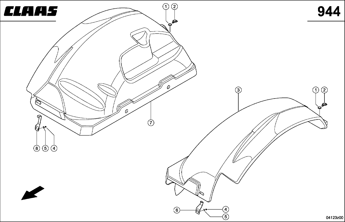 JAGUAR - KOTFLUEGEL, HINTEN