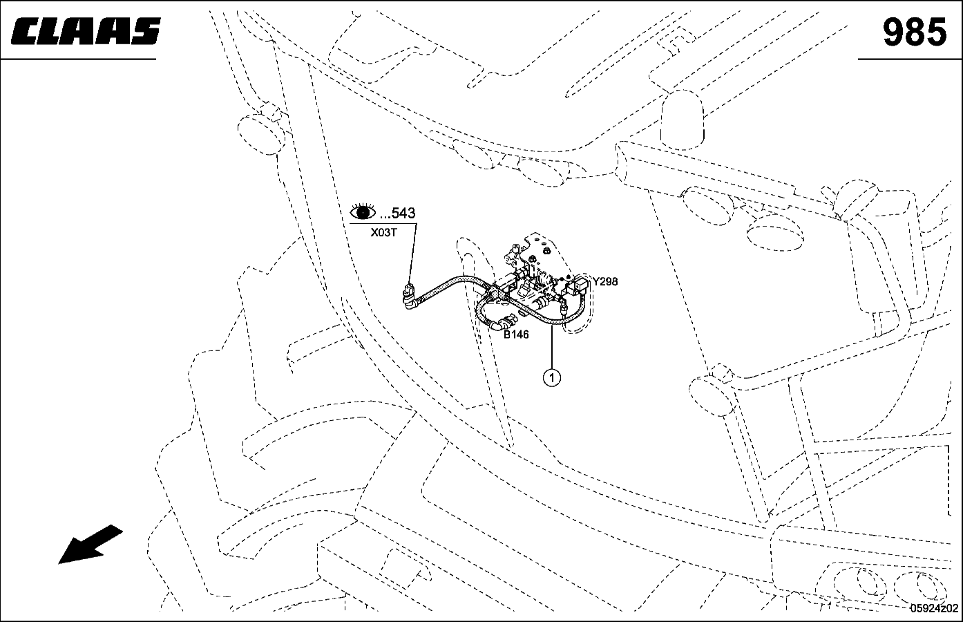 JAGUAR - DRUCKLUFTANLAGE; KABELSATZ