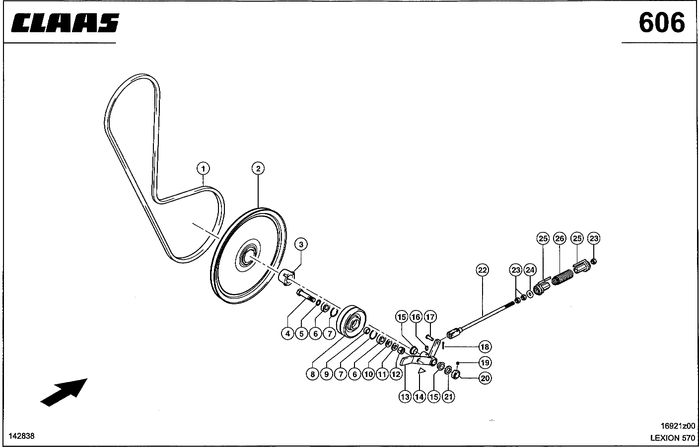 LEXION - GEBLAESEANTRIEB, 3. STUFE