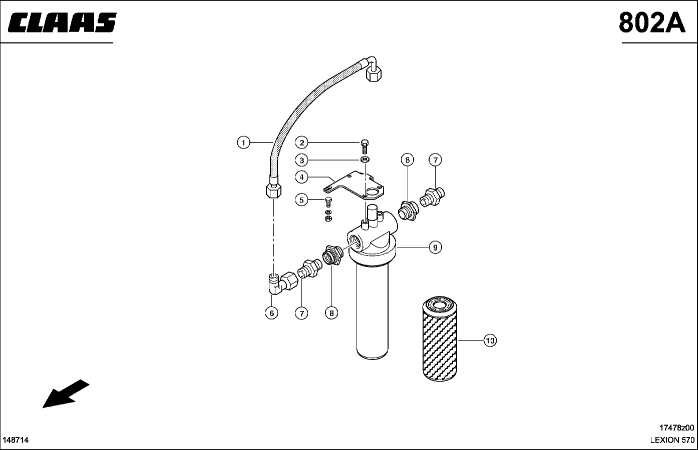 LEXION - SAUER - ZUSATZFILTER