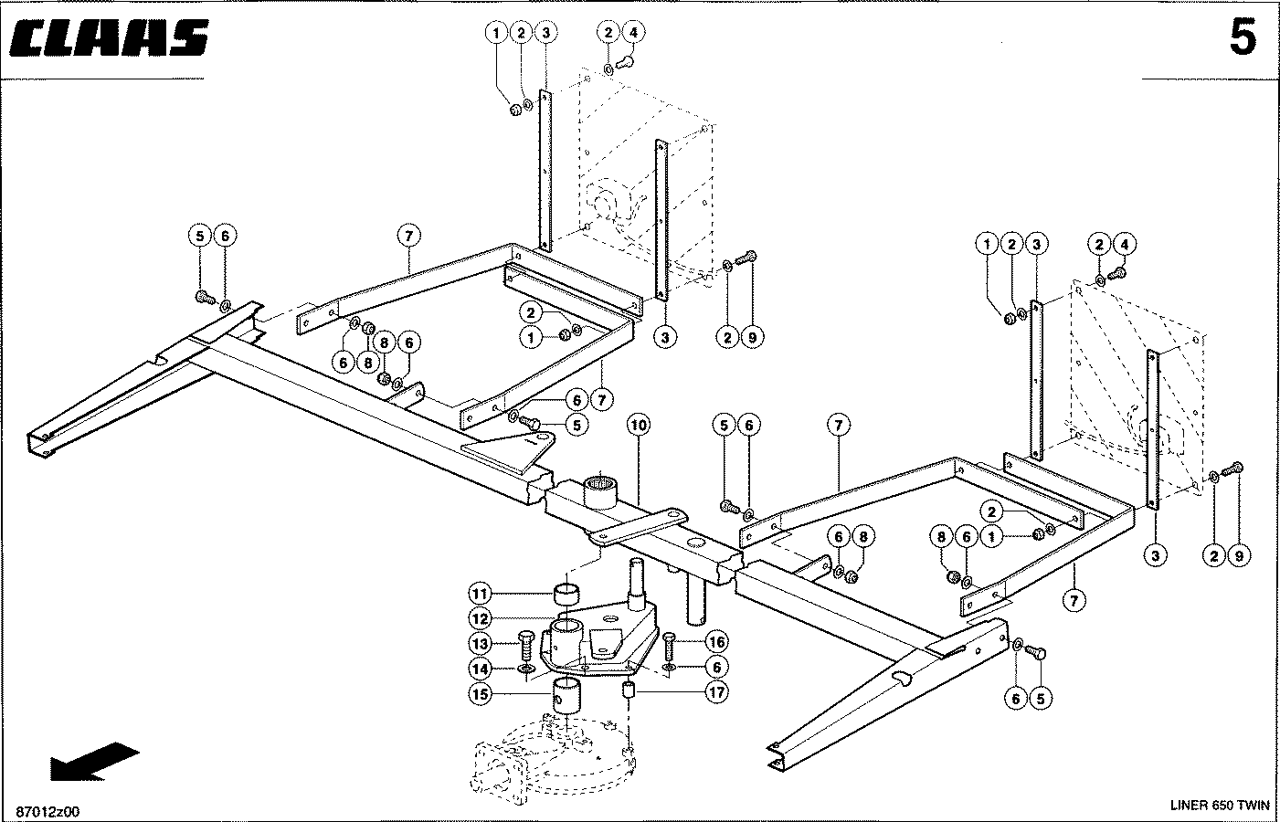 LINER - RAHMEN, HINTEN