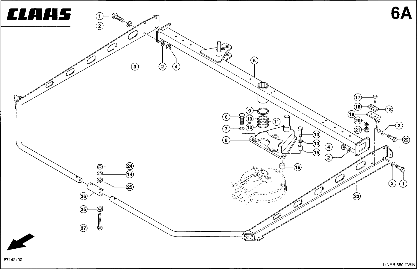 LINER - RAHMEN, HINTEN