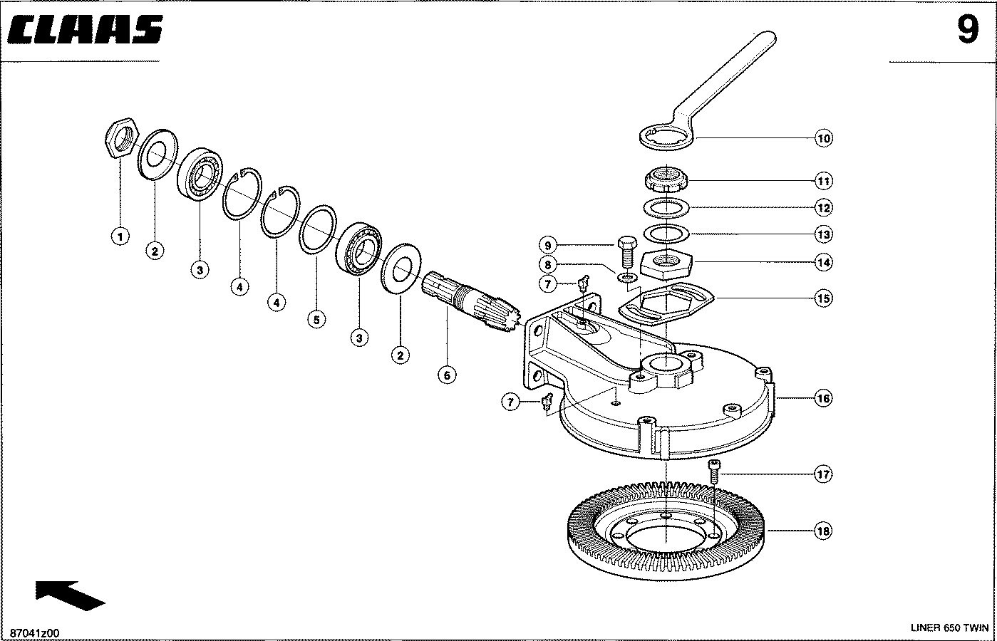 LINER - GETRIEBE, VORN