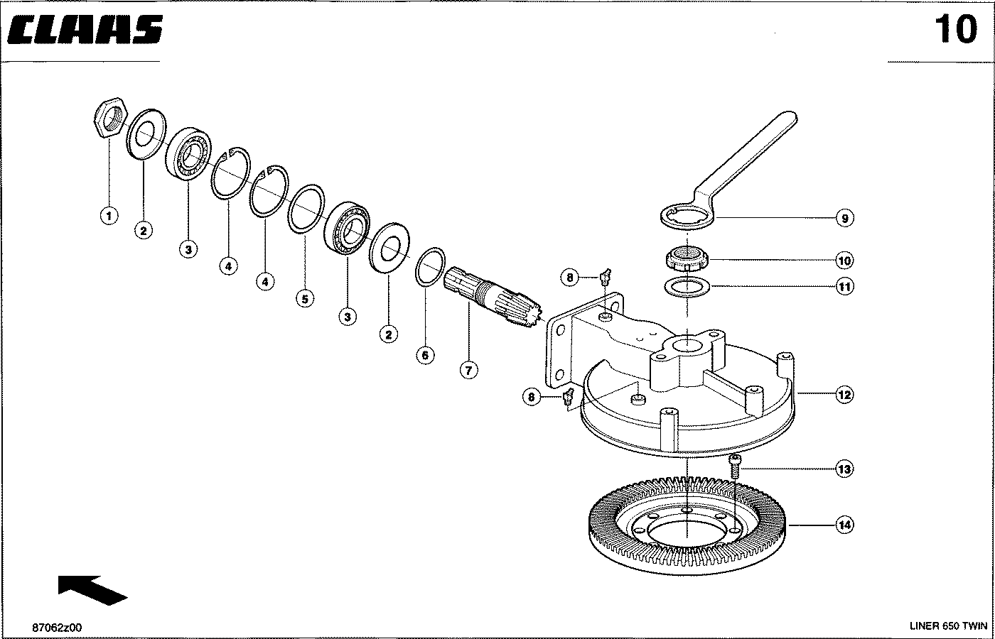 LINER - GETRIEBE, VORN