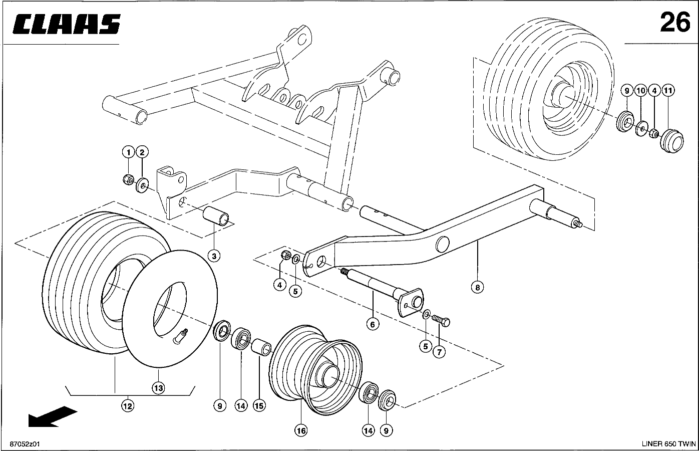 LINER - KONTURFAHRWERK / BEREIFUNG, HINTEN