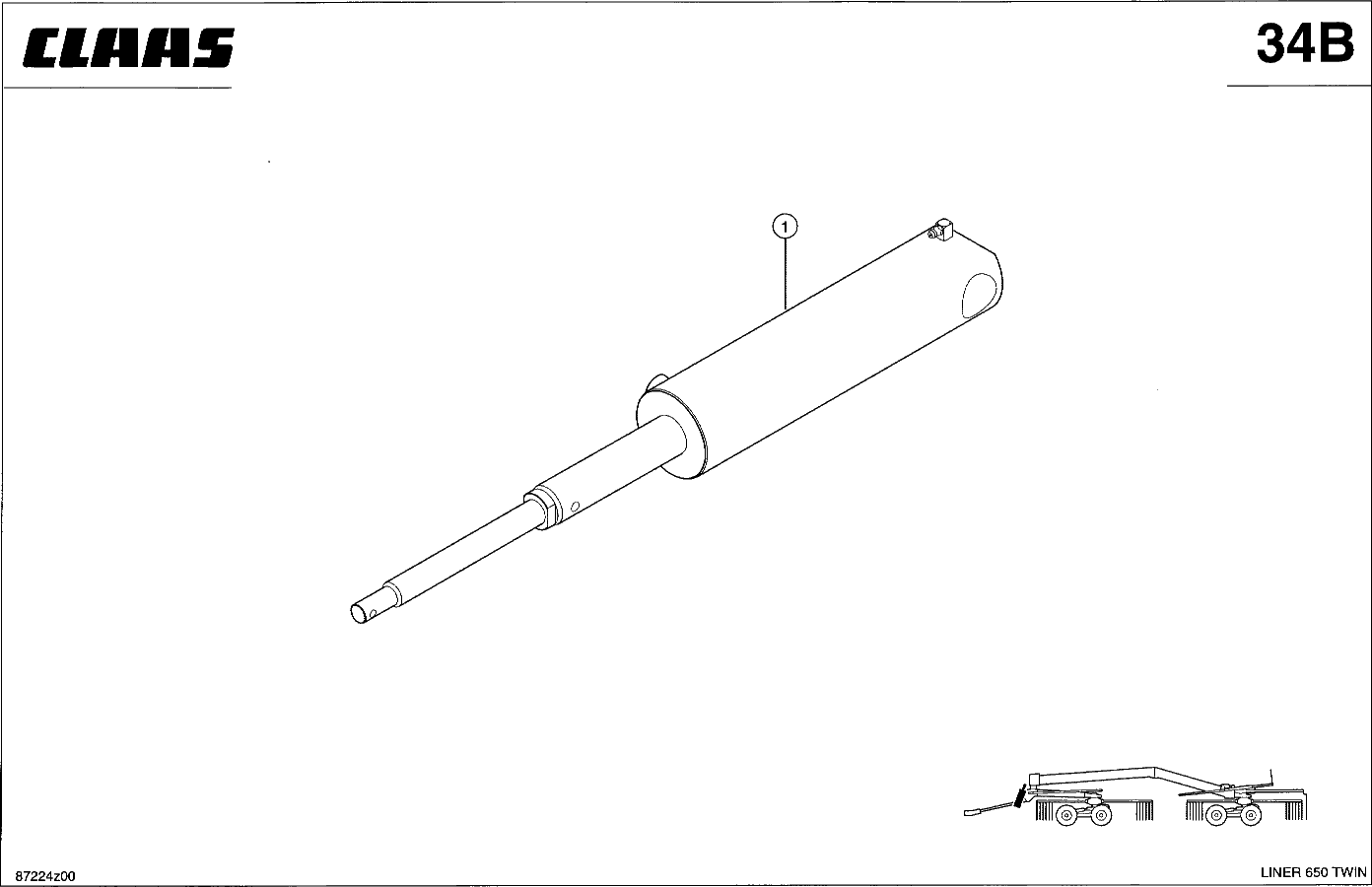 LINER - HYDRAULIKZYLINDER - DEICHSEL