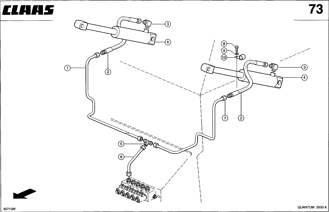 QUANTUM - HYDR. FUER FALTAUFBAU 3800 K / 3500 K