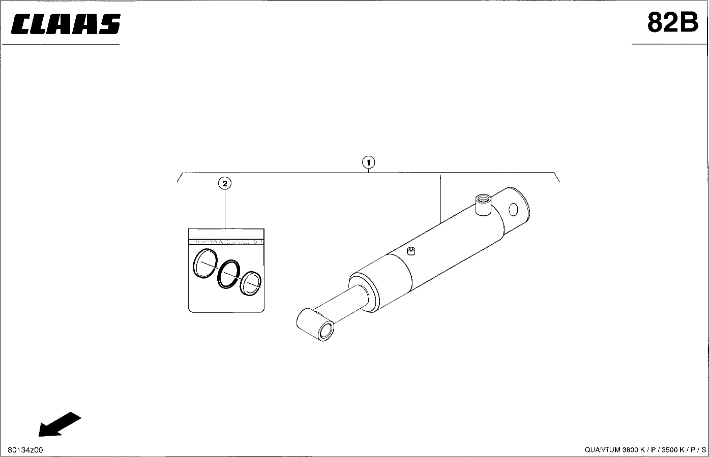 QUANTUM - HYDRAULIKZYL. FUER PICKUP - AUSHEBUNG