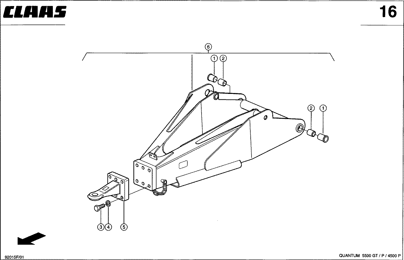 QUANTUM - HYDRAULISCHE KNICKDEICHSEL 16T/13T